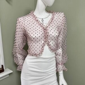 Nasty Gal Women's Pink Crop-top‎